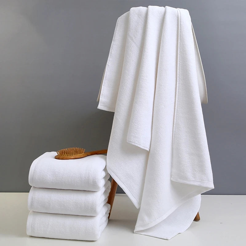Upscale Five-star Hotel SPA Thickening 600 GSM 100% Cotton Bath Towel Luxury Custom Face Hand Bath Towels Set for Hotel
