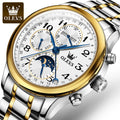 OLEVS 6667Factory Hot Sale Other Men Leather OEM Custom Classic Top Brand Men's Watches Luxury Brands Automatic Mechanical Watch