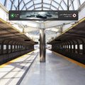 For Wall Mount Touch Screen Metal Glass Android/Windows Wayfinding Kiosk Smart Navigation Signage for Airport Railway Station