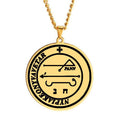 HLSS269 Eliminate Disease and Recover Nypiakeonyvavetar Pann Talisman Laser Cut Stainless Steel Amulet Pendant Necklace