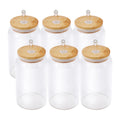 Best Seller Sublimation Blank Glasses Mug Tumbler 16OZ Clear/Transparent Cola Can With Lids and Straws