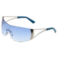 Hot Sale New Frameless Y2K Fashion Alloy Silicone Nose Pad Sports Gafas UV400 Sunglasses