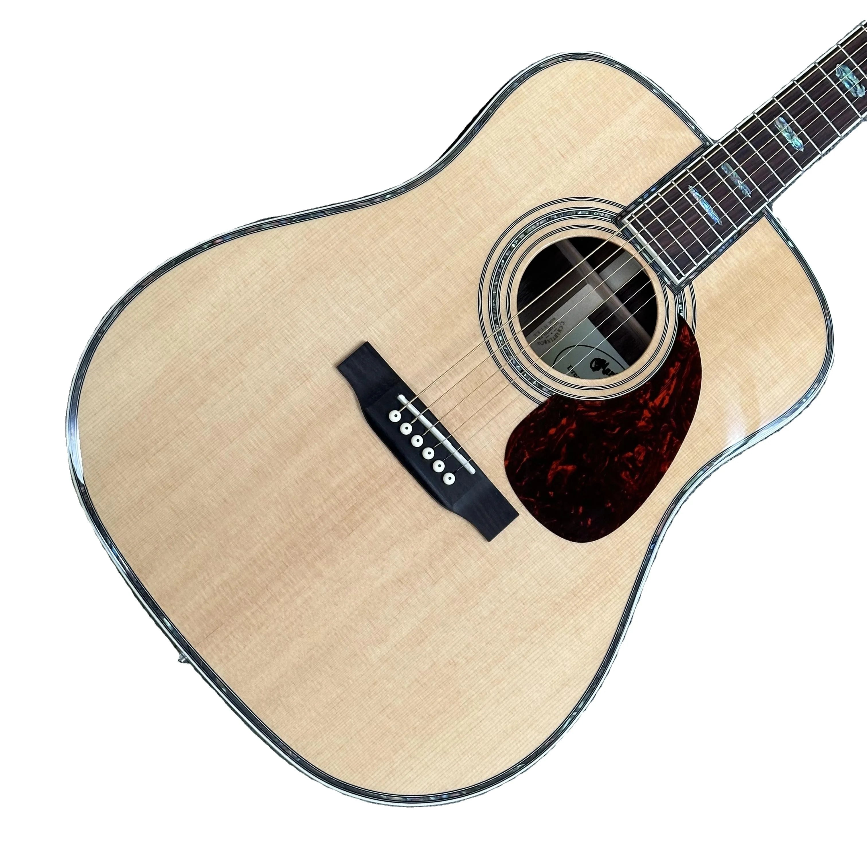 2024 Martn D45 Wholesale 41-Inch Handmade Acoustic Guitar Fingerboard Features EQ Technology Wood Color F/S
