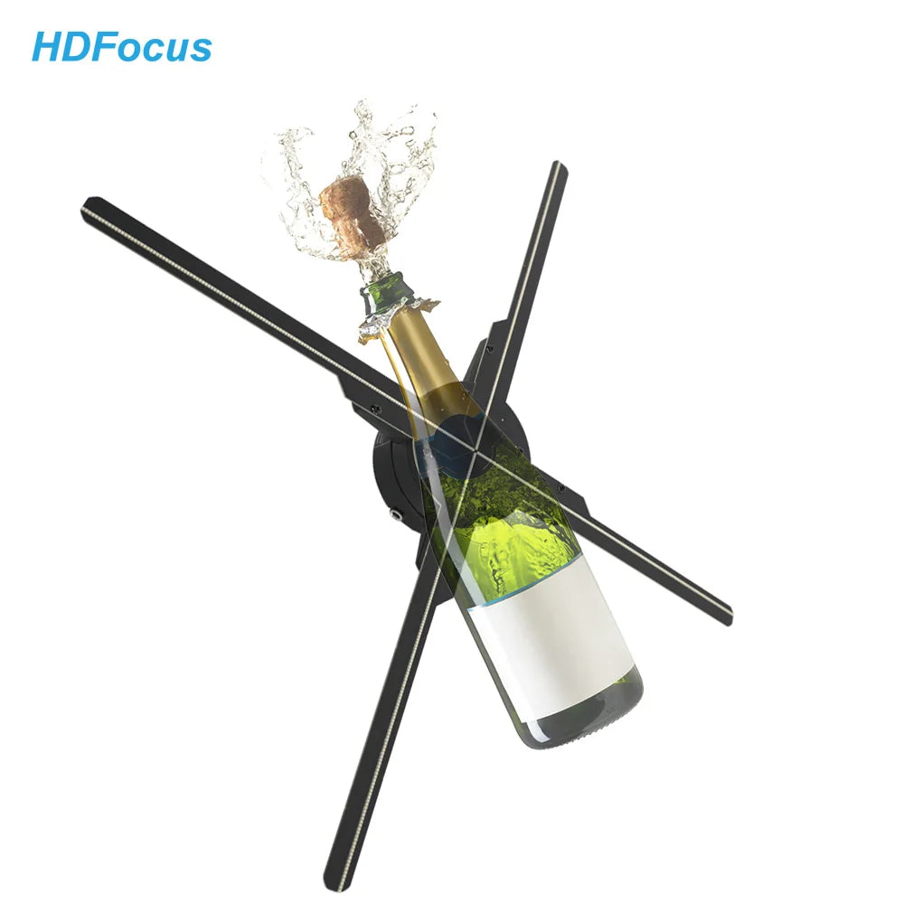 50cm Holographic 3d Projection Light for Advertising Cloud Control 3d Hologram Fan Hd Resolution Hologram 3d Device