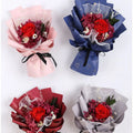Wholesale Dried Flower Preserved Rose Flowers Christmas Gifts Bouquets for Valentine's Day Thanksgiving Day Mothers Day Gift