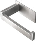 Modern No Drill Nickel 304 Stainless Steel Toilet Paper Holder Wall Mount Rustproof for Bathroom & RV