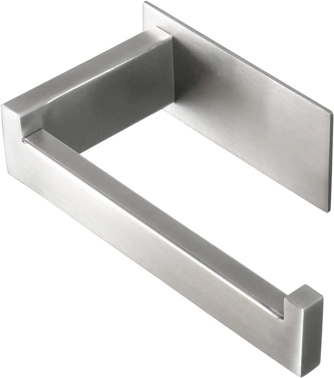 Modern No Drill Nickel 304 Stainless Steel Toilet Paper Holder Wall Mount Rustproof for Bathroom & RV