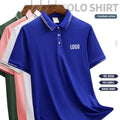 Factory Wholesale New Arrival Printing Luxury Cotton Spandex Knitted 180 Grams Plus Size Men's Golf Polo Shirts for Work