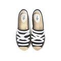 2025 the Women Fahion Basic Popular Canvas Fabric Lace up Low Height Wedge Round Espadrilles Flat Shoes