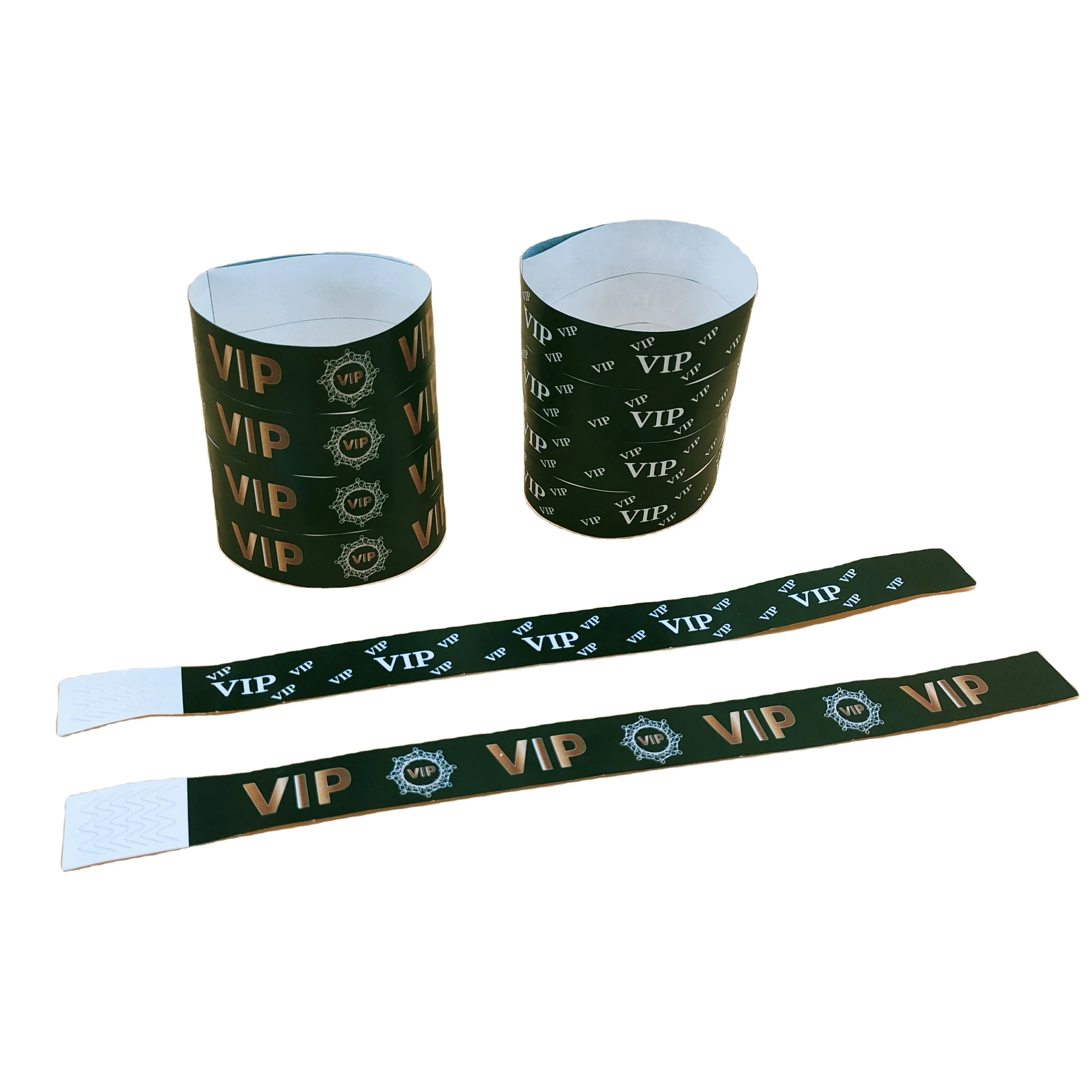 DDJOY Stock Sheets Stock Festival Tyvek Wristbands Tickets Paper Custom VIP Bracelets for Events Entry