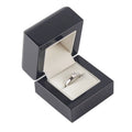Custom Logo Wedding Proposal Gift Ring Black Box Wood Wooden Luxury Gift Ring Jewelry Package Box