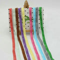 Wholesale Embroidered Eco-Friendly Soft Nylon Spandex Elastic Picot Trimming Webbing Underwear Accessories Home Textile