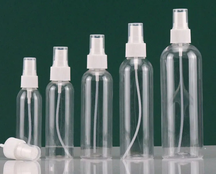 Wholesale Round PET Plastic Mist Spray Bottles 15ml-360ml Sizes for Lotions