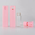 MUB Bulk Available 10ml Black Drawer Refill Water Bottle Plastic Shell Perfume Glass Tube Bottle