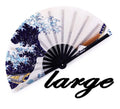 GUANSEN Eco-Friendly  Painted Wedding Theme Jumbo Giant Decorative Folding Fan