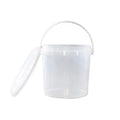 6L Food Grade Clear Plastic Ice Cream Bucket with Lid 100ml-6L Honey-colored Drums Pails & Barrels