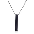 Stainless Steel Anxiety Necklaces Wholesale Mindful Breathing Necklace for Anxiety Relief PVD Plated Anxiety Breathing Necklace