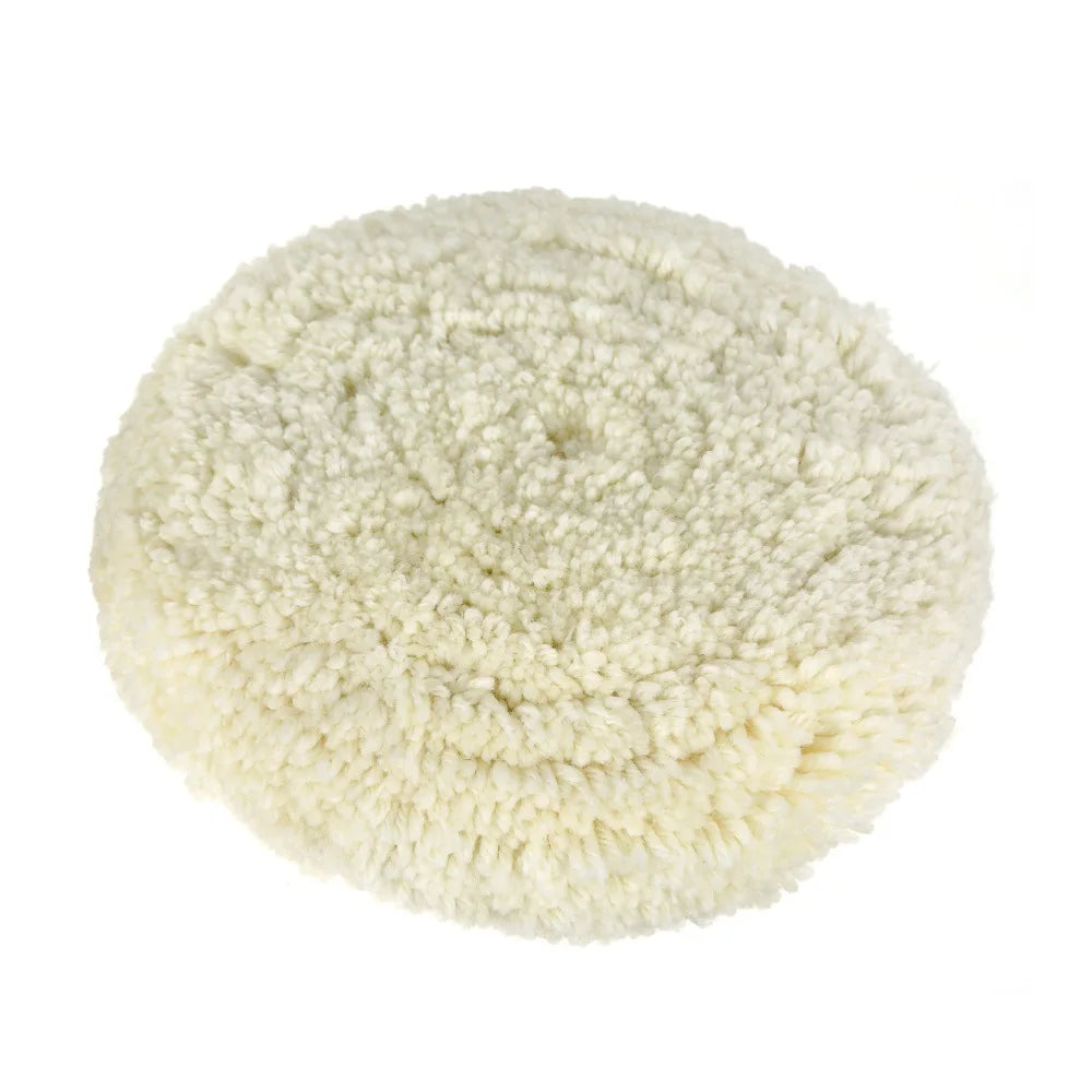 3 Inch-8 Inch White Single-sided Wool Wheel Car Beauty Polishing Wax High-end Cleaning Scratch Polishing Wool Ball