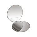Hot Selling Portable Silver Round Stainless Steel Metal Pocket Mirror Custom Logo Stainless Steel Mini Hand Makeup Mirrors