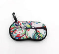 Thermal Sublimation Blank Print Eyeglass Case Lid Eyeglass Case with String Zipper Eyeglass Case for Men and Women