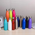 Eco-Friendly Double Wall Stainless Steel Vacuum Insulated Water Bottle Custom Logo Sport & Camping Cola Shape Drinkware