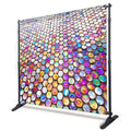 Custom Backdrop Step and Repeat Banner Display Birthday Party Stage Fabric or Vinyl Backdrop Background