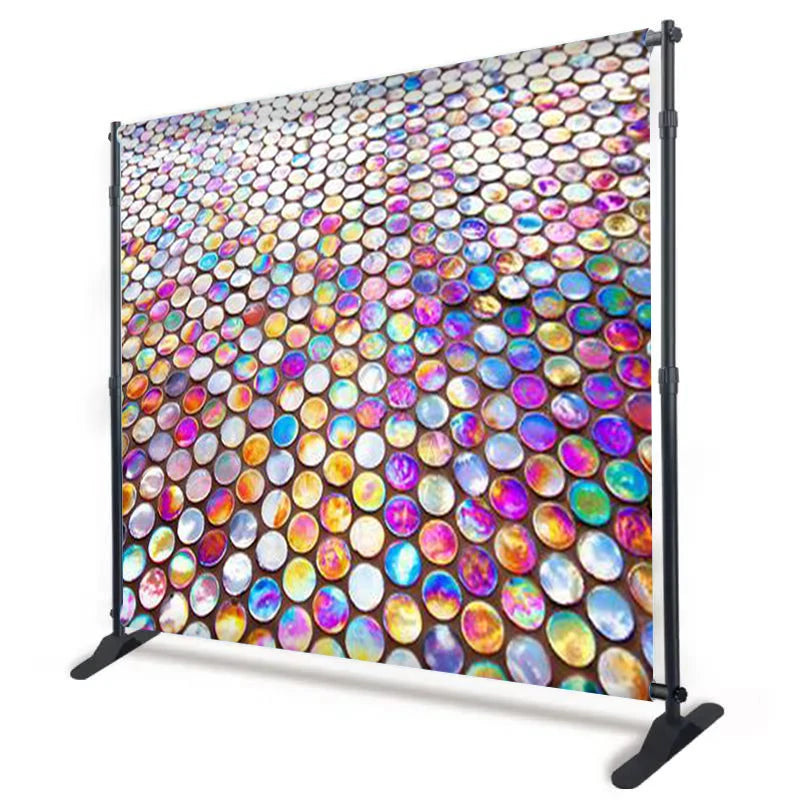 Custom Backdrop Step and Repeat Banner Display Birthday Party Stage Fabric or Vinyl Backdrop Background