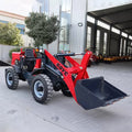 Subminiature Front Wheel Loader Mini Concrete Loader Lorry Backhoe Sand Tractor Loader