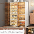 Simple and Easy to Assemble PET Shoe Cabinet with Door Magnetic Suction Style High-end Living Room Entry Convertible Design