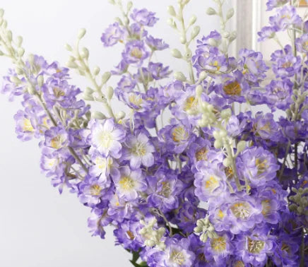 Wholesale 2 Branches Home Decor Wedding  Decoration Artificial Fabric Delphinium