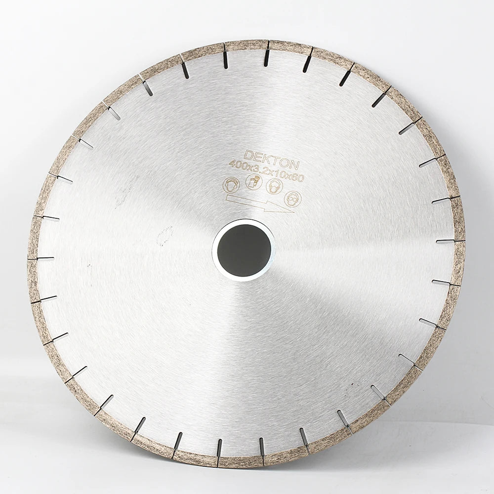 Raizi 16"  400mm 50 60mm Arbor Dekton Countertop  Slab Bridge Saw Cutting Blade  Diamond Blade Cutting Saw Disc