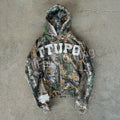 Manufacturer Custom Print Heavyweight French Terry Distressed Embroidery Patch Hoodie 400 Gsm 100% Cotton Zip up Hoodie for Men
