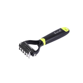 Imilive Stainless Steel Dog Hair Brush and Grooming Tool Set for Pet Hair Cleaning
