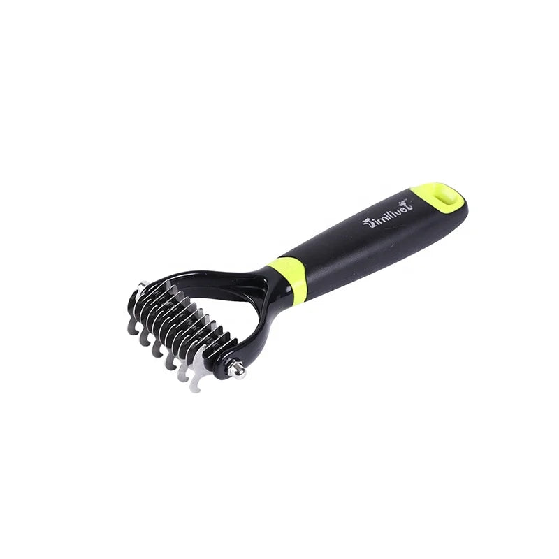 Imilive Stainless Steel Dog Hair Brush and Grooming Tool Set for Pet Hair Cleaning MegaBDM