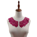 DIY Garment Accessories Multi Colors Embroidery Water-soluble Cotton Lace Neck Applique LT2669A