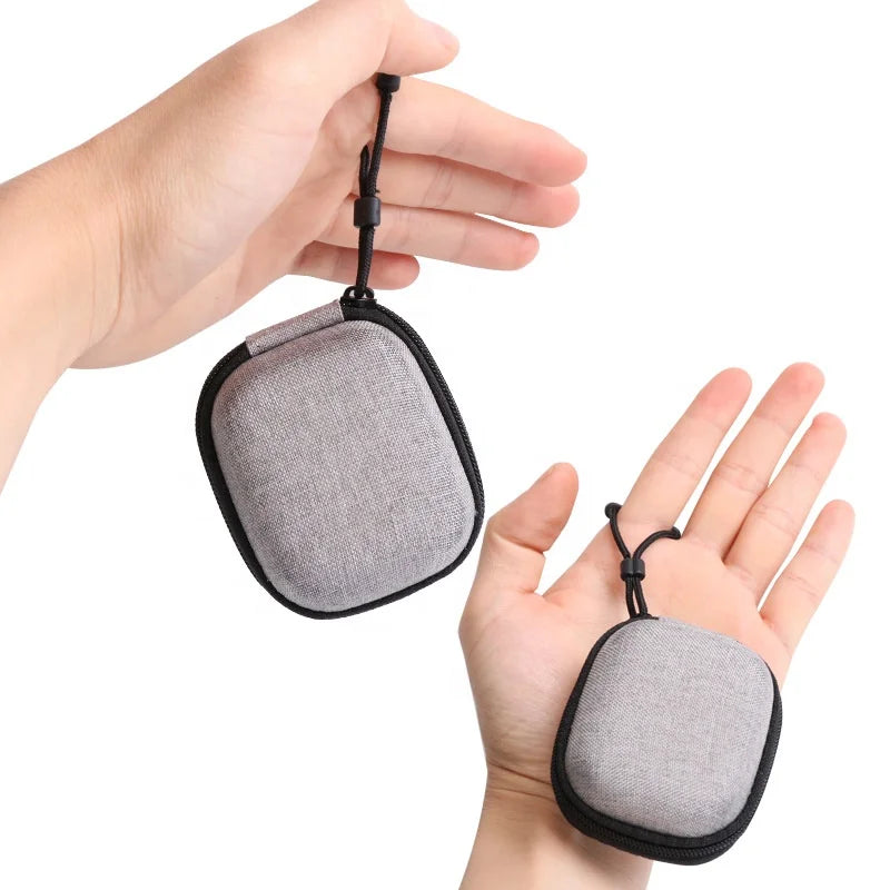 Factory Direct Small Storage Eva Zippered Case Plastic EVA Earbud Portable Travel Mini Box Case/