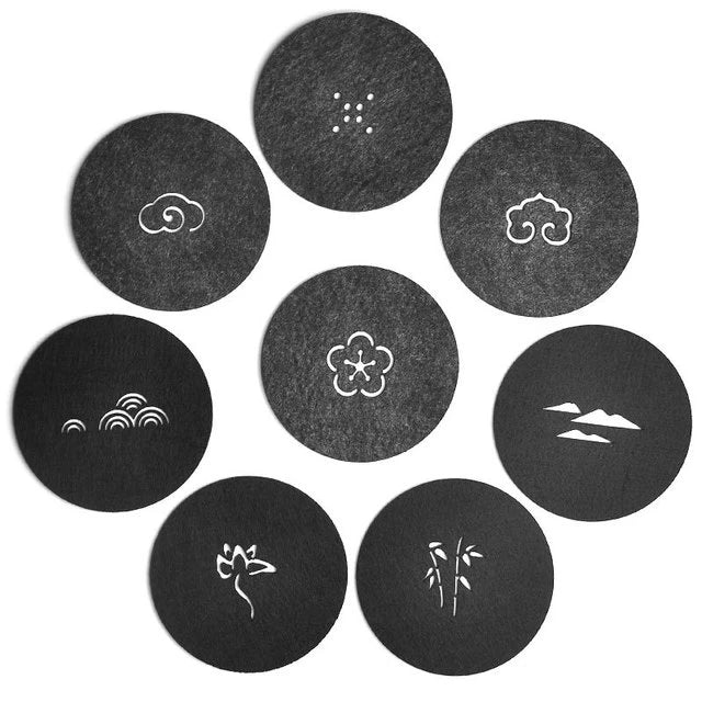 Customised Recycling  Table Felt Tea Coasters Cup Custom Drinks Costers Cup coaster for Drinks