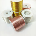 Wholesale Non Tarnish Brass Wire 0.3mm-1.0mm Beaded Braided Bracelets Necklaces Jewelry Findings Metal Wire
