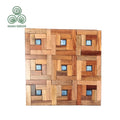 MUMU DESIGN Belmont Old Ship Boat Wooden Cladding Wall Tiles Mosaic for Decorative Interior Walls