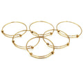 Wholesale Stainless Steel Adjustable Spring Coil Bracelet for Jewelry Making Accessories