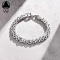 VAF 21CM XXX Letter Engraved Special Bracelet for Men Stainless Steel Hombre Pulsera Especial Besonderes Armband
