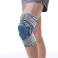 Nylon Knee Pad with Spring and Adjustable Strap Knee Brace Support Shock-Absorbing  Support Knee Brace