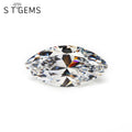 Wholesale Ready to Ship 1000 Pcs Marquise Shape CZ Loose White Large Cubic Zirconia Stones for Jewelry