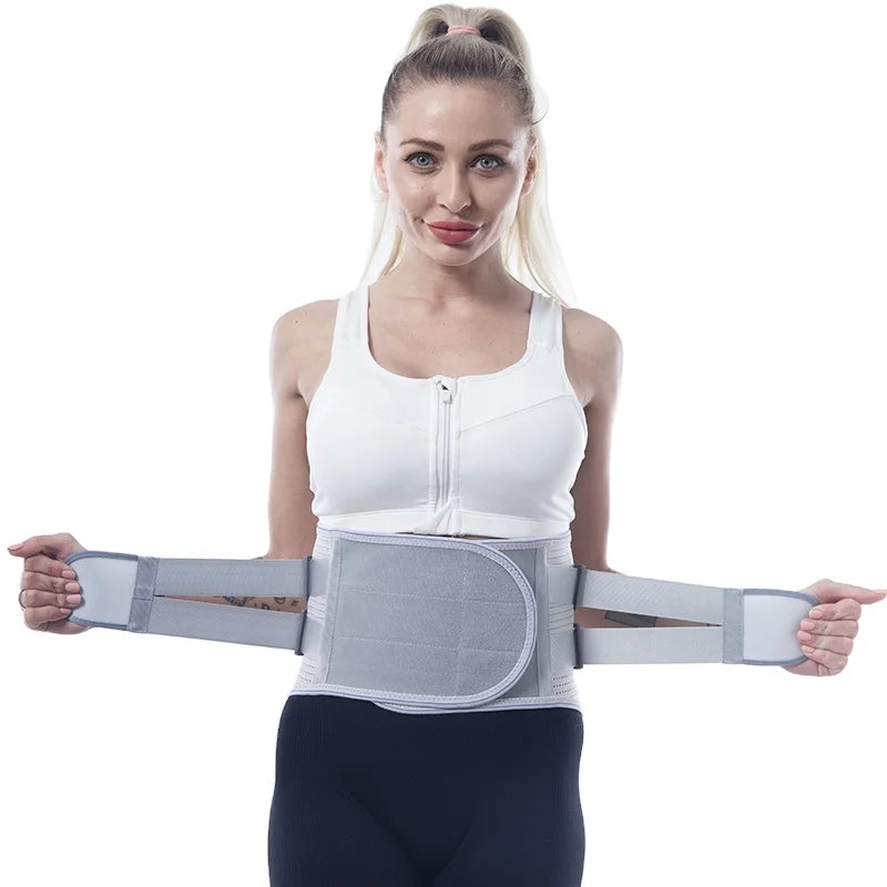 Adjustable Waist Trainer Belt Compression Premium Lumbar Support Sweat Slimming Waist Trimmer Brace for Herniated Disc Scoliosis