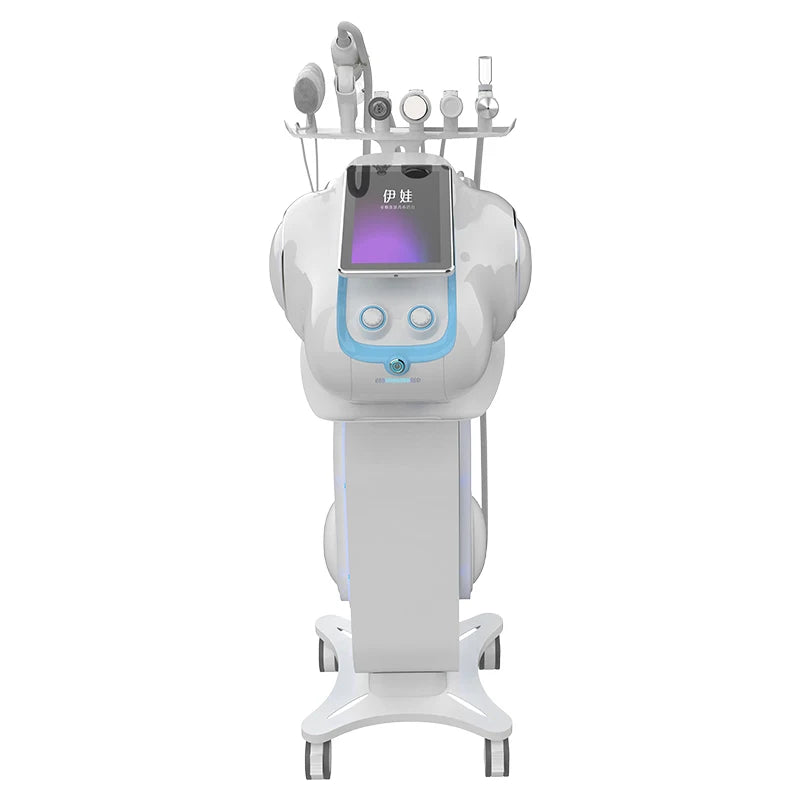 6 in 1 Professional Hydro Facial Oxygenation Machine Oxygen Facial Skin Tightening Face Cleaning Equipment Hydro Beauty Device