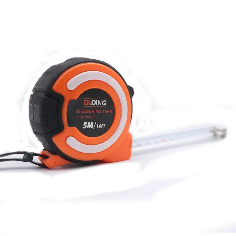 Customized 5m Carbon Steel Tape Measures Trena Meters Metros Cinta Metrica TPR ABS Construction Hand Tools Case