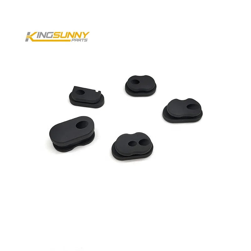 5 PCS Cable Rubber Caps for Mi 4PRO Electric Scooter Parts Black Silicon for Replacement