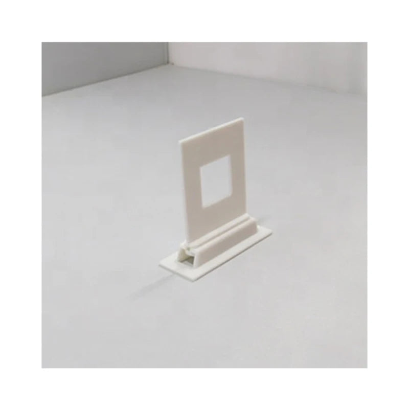 Displays Exhibition Cardboard Shelf ABS Connector White Clips for Corrugated Shelf