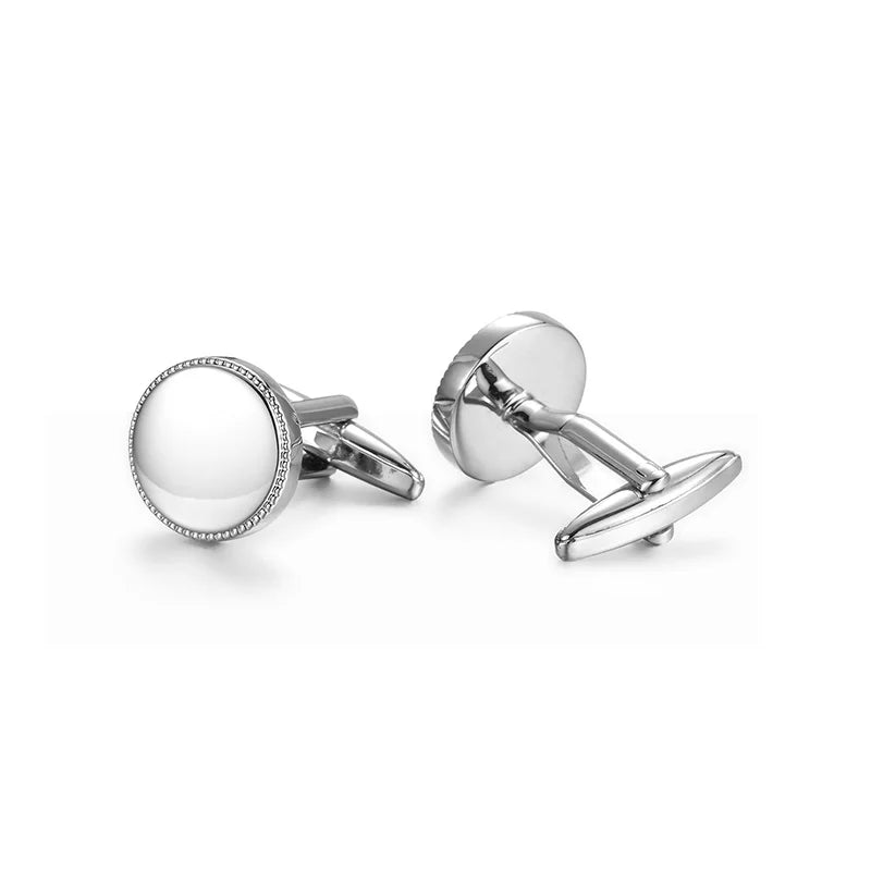 Daili Factory Direct Sale DIY Brass Cufflinks for Men Nice Fashion Jewelry Findings for Gifts Weddings Engagements
