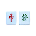 New Product Mahjong Tiles Resin Wholesale Cartoon Retro Color Matching Resin Craft Supplies